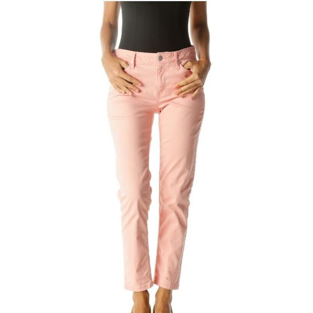 Calvin Klein Jeans Pink Ankle Skinny Jean Chintz Rose NWT Womens Size 12